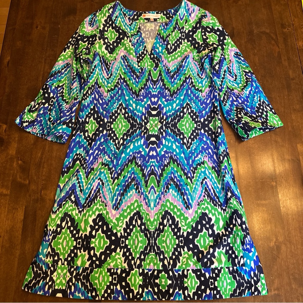 Jude Connally Dress Size M Travel Resortwear Office Easy Care Vacation Nautical‎